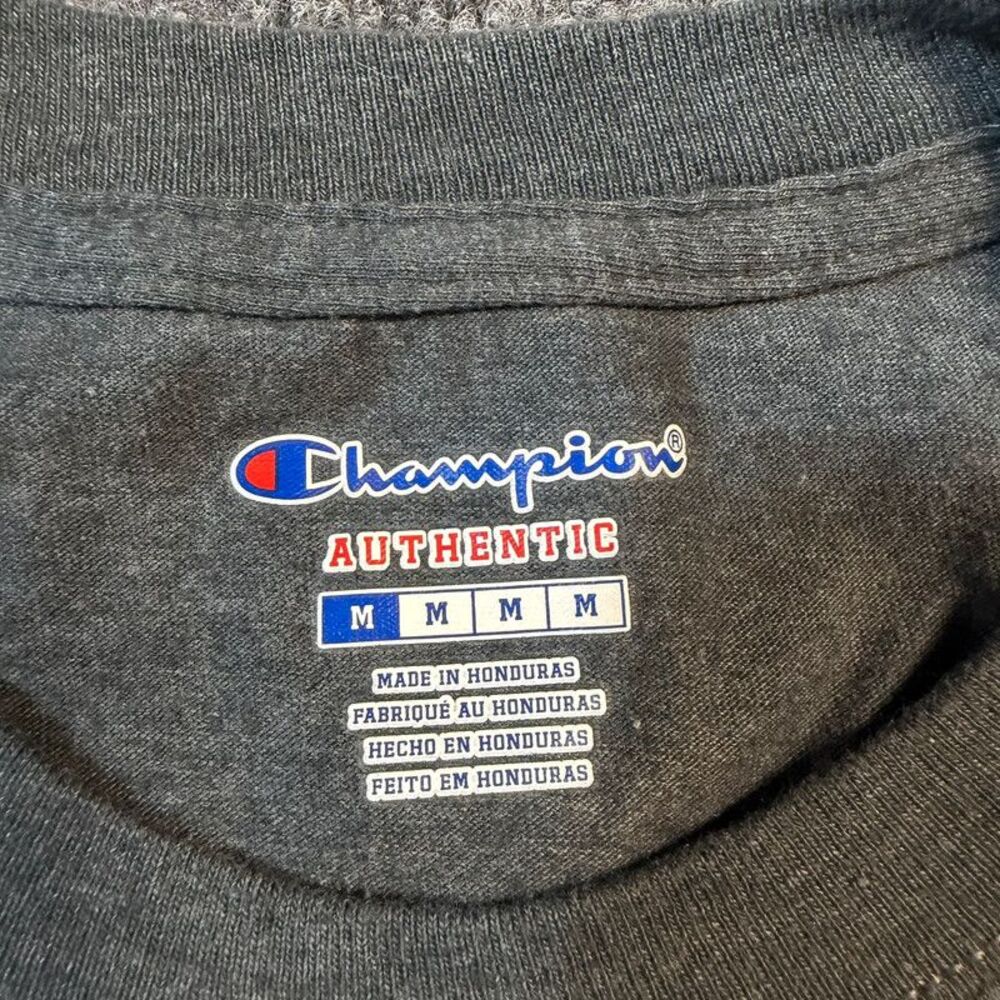 Vintage Champion men’s Small Medium Gray cotton shirt crewneck - Picture 2 of 9